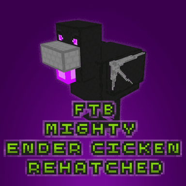 FTB Mighty Ender Chicken Rehatched logo